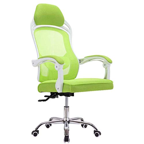 LZQDM Office chair -Computer Chair Home Anchor Chair Mesh Chair Study Room Lifting Swivel Chair Lunch Break Reclining Office Chair Comfortable Ga