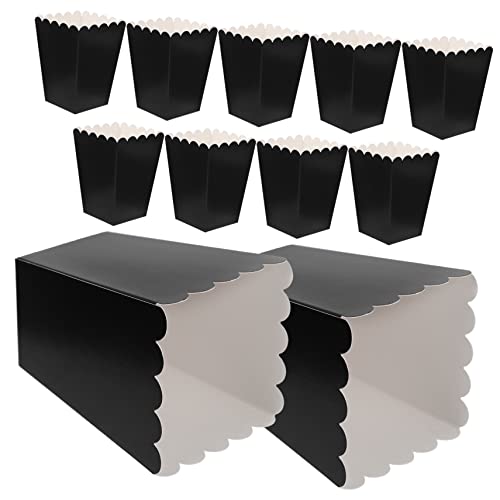 HEMOTON 50pcs Popcorn Boxes Popcorn Popcorn Box Mini Cake Containers Disposable Containers Disposable Food Containers Popcorn and Candy Boxes Pop
