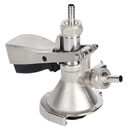 Beer Keg Coupler, A Type Keg Coupler Stainless Steel Beer Keg Connector, Dispensing Equipment Accessory