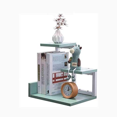 JJZXD Bookshelf and Bookcase 2-Layer Storage Shelf, for Living Room Bedroom Study Office Multi-Functional Furniture Display Cabinet