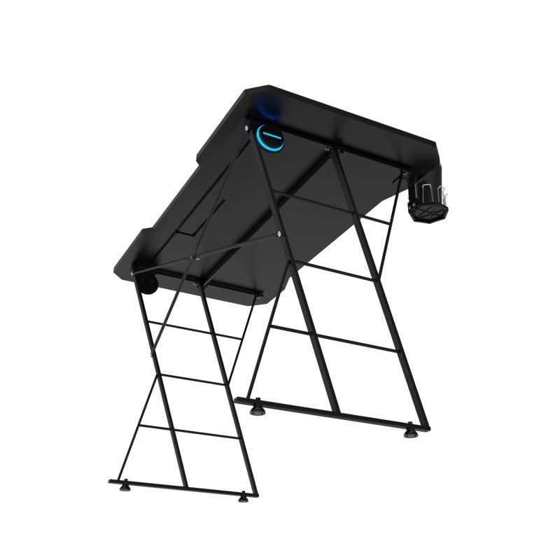 N/A Ergonomic Gaming Computer Desk With Cup Holder Home Desk For Dormitory Study Office Game Room (Color : A)