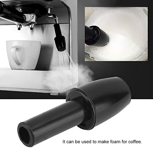 Bewinner Universal Coffee Machine Nozzle, Plastic Froth Nozzle Reusable, Washable And Durable, Spout Make Foam For Coffee Machine, Black