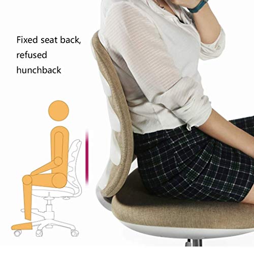 n/a Chair,Low Back Task Chair - Mesh Computer Chair for Office Desk(Color : Brown, Size : 85 * 59cm)