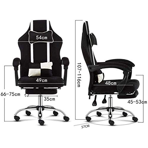 n/a Gaming Chair High Back Ergonomic Racing Office Desk Computer Chairs with Lumbar Support Computer Chair Home Office Chair Simple Swivel Chair
