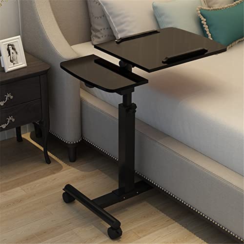 DYXYH Foldable Computer Table Portable Rotate Laptop Desk Table for Bed Can be Lifted Standing Desk Home Furniture (Color : B, Size