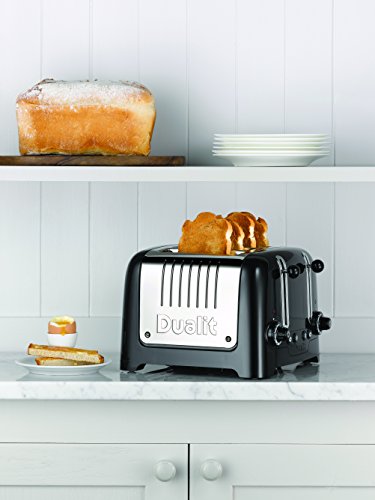 Dualit 46205 4 Slot Lite Toaster in Black Finish
