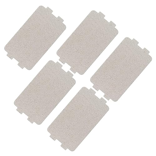 Durable Microwave Oven Mica Plate Sheet - General Purpose Anti-High Temperature Mica Covers, 5Pcs Microwave Oven Accessories for 4.6 * 2.5 Inch