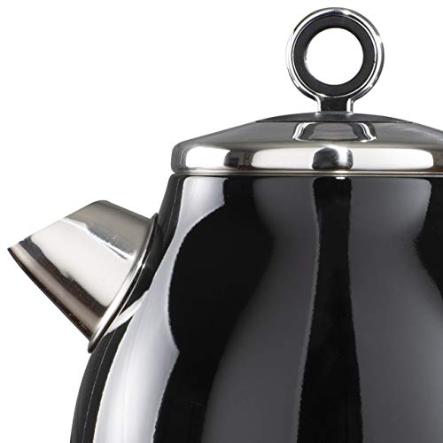 Daewoo SDA1775 Kingsbury Stainless Steel Kettle | Ideal for Any Home Kitchen | 1.7L Capacity | Automatic & Manual Shut Off | Indicator Light | Bo