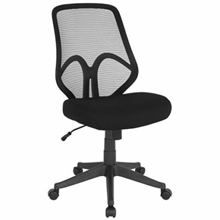 Flash Furniture Salerno Series High Back Mesh Office Chair, Foam Metal Plastic, Black, Set of 1
