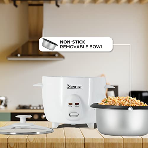 Daifort’s Premium Automatic Rice Cooker With Removable nonstick Inner Pot| One Touch Cooking | Burn Out Protection| Keep Warm Function| Includes