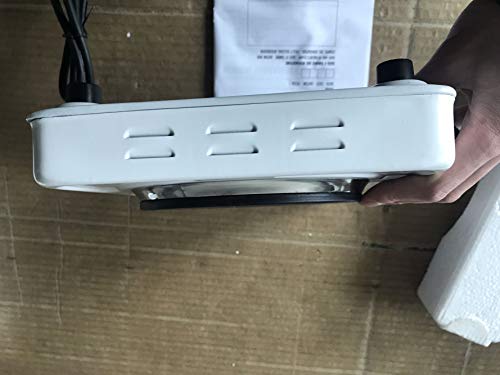 KitaBulb Electric Portable Kitchen Hot Plate Hob, Single Boiling Ring, Cast Iron Heating Plate, 1000W, White