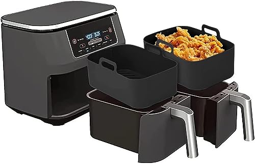 Ninja Silicone Liner 6 PC set & Cookbook 2023 EXTRA DURABLE Version By SIMPLYFRY Silicone Liner, Mitts, Brush & eBook