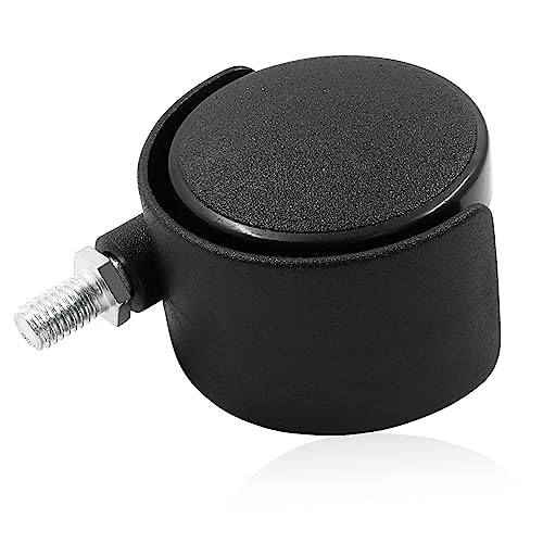 Moicstiy 4 Pack 2 Inch Caster Wheel Replacement Office Chair Caster Wheel Universal Standard Size Furniture Wheel Without Locking Braking Threade