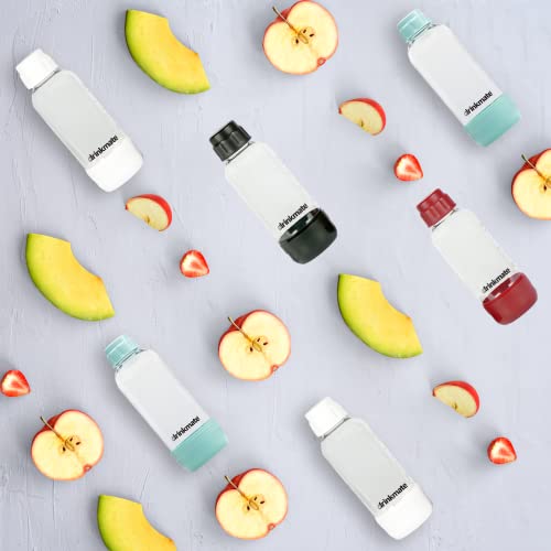 Drinkmate Soda Maker Carbonation Bottles (2 Pack) (0.5L, Arctic Blue)