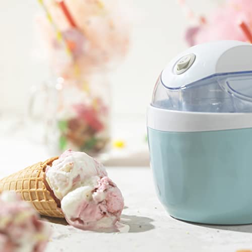 Giles & Posner EK5014GSBL Ice Cream Maker - Electric Frozen Yoghurt Sorbet Churner, 500ml Quick Freeze Bowl, Home-Made Ice Cream In 30 Minutes, D