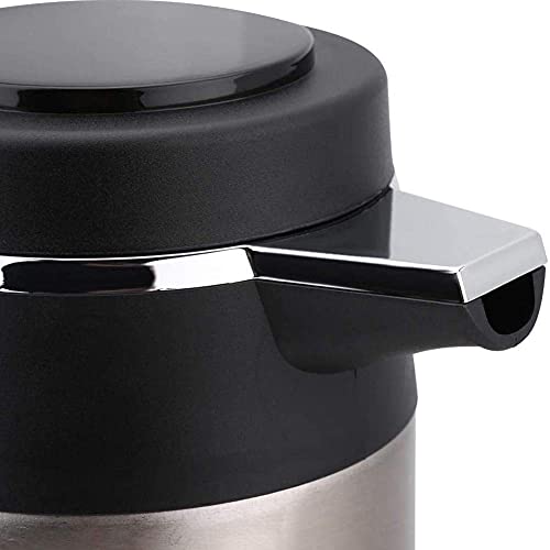 Stainless Steel Electric Car Kettle, Travel Thermos Hot Water Bottle with Sealed Rubber Band 1200ML 12V Car Heating Mug for Hot Water Coffee Tea