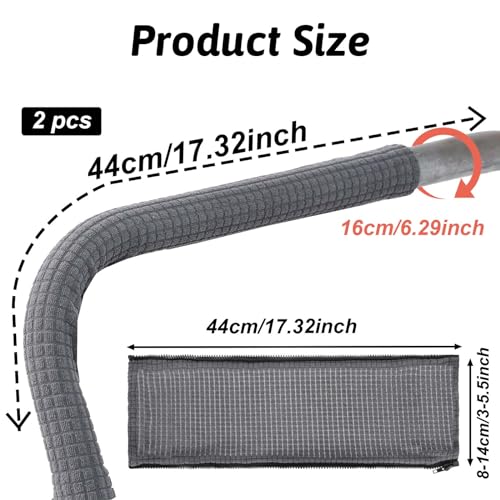 Office Chair Armrest Covers, Stretch Chair Armrest Covers, Zipper Chair Slipcover, Office Removable Arm Rest Covering, Office Seat Hand Rest Prot