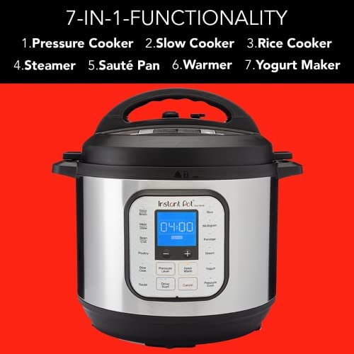 Instant Pot Duo Nova 7-in-1 Smart Cooker, 5.7L - Slow Cooker, Rice Cooker, Sauté Pan, Yoghurt Maker, Steamer and Food Warmer