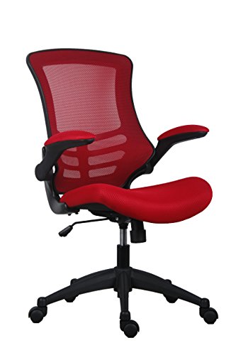 Office Hippo Mesh Operator Office Chair, Height & Tilt Adjustable Ergonomic Chair with Tension Control, Flip Up Arms, Computer Chair for Daily Us