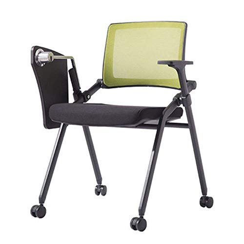 MU Writing Board Chair Office Chair with a Multi-Function Tablet Table and Chairs Folding Chairs Comfortable Upholstered Chairs for Home Office F