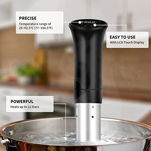Sous Vide Machine, Sous Vide Cooker, Immersion Circulator Sous Vide, Precision Cooker Accurate Temperature and Time Control, Sous Vide Cookbook I