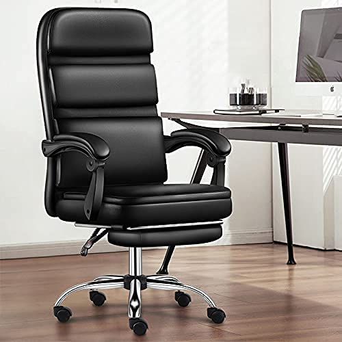 Office Desk Chair, Computer Chair Student Computer Seat Swivel Office Chairs Luxury Executive Lounge Chair Home Office Computer Chairs Artificial