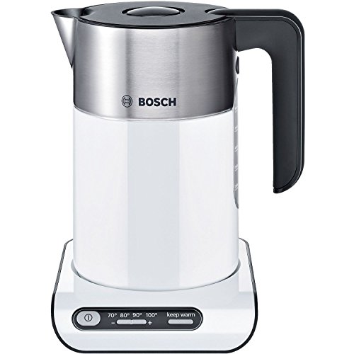 Bosch Styline TWK8633GB Variable Temperature Cordless Kettle, 1.5 Litres, 3000W - Black
