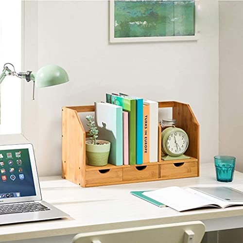 NXYJD Creative Student Bookshelf Landing Office Storage Rack Home Simple Bookcase