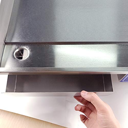 Electric Griddle Commercial Counter Top Stainless Steel Hot Plate Kitchen Grill Thermostatic Control 3000W 22" (New Model in 2019)