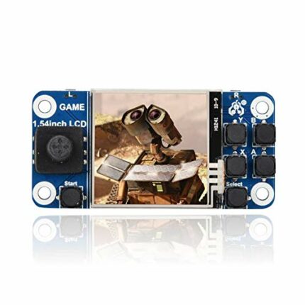 1.54in LCD Touch Screen for Raspberry Pi, Mini Game Console LCD Display 240x240 Resolution Support Raspberry Pi 2B/3B+/Zero W