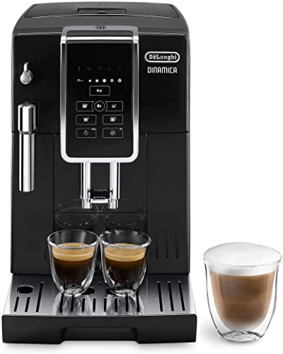 De'Longhi Dinamica ECAM 350.15.B Fully Automatic Coffee Machine, Stainless Steel, 1450 W, 1.8 liters, Black