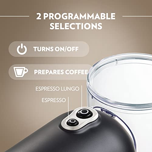 Lavazza, A Modo Mio Jolie & Milk Coffee Machine, Coffee Capsule Machine with Integrated Milk Frother and Removable Grid, Compatible with A Modo M