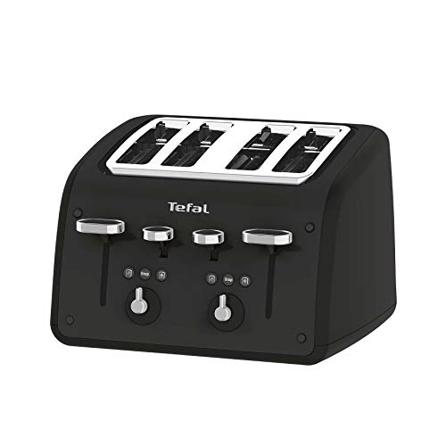 Tefal TF700N40 Toaster, Retra, 4 Slice, 1700 W, Black
