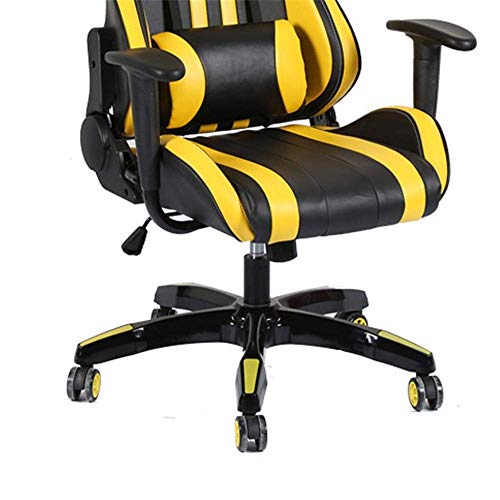 MU Home Adjustable Back Angle High-Back Leather Racing Executive Computer Desk Office Chair