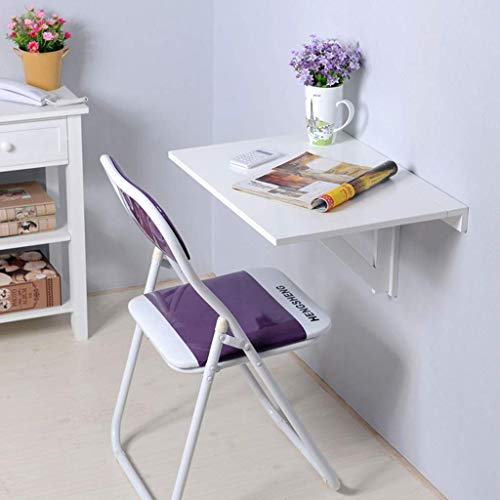 LXDZXY Tables,Foldable Notebook Laptop Bed Tray Table, Wood Folding Wall-Mounted Drop-Leaf Table Kitchen Dining Table Desk Home Office Desk Works