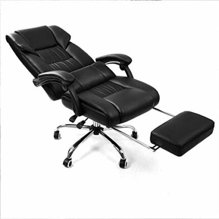 ZXYWW Office Chair for Small Spaces, Ergonomic Office Chair Wiith Adjustable Height and Pillow - for Conference Home Office