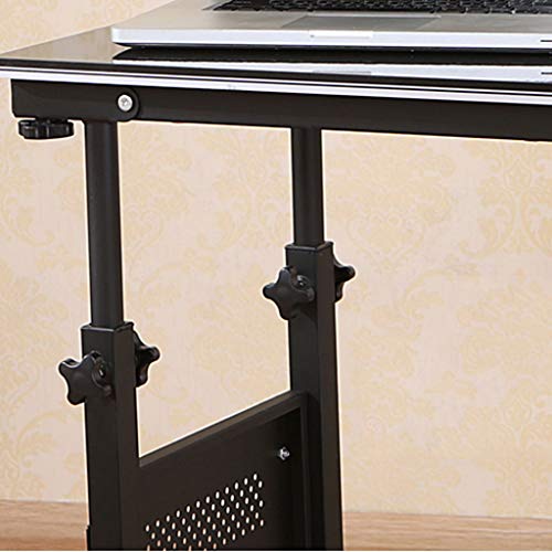NXYJD Folding Computer Desk, Height-Adjustable, Space-Saving Home Office Desk Working Table