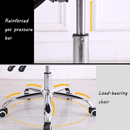 LZQDM Office Chair - High Back Executive Swivel Office Desk Chair with Ribbed Upholstery, Lumbar Support, Modern Style