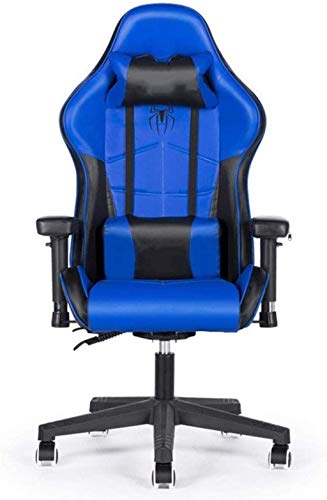HJW Ergonomic Gaming Chair Computer Chair Home Reclining Office Chair Backrest Game Seat Swivel Chair Armchair,C,Free Size