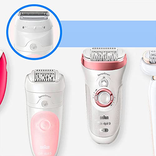 Anakel Home Replacement Head Epilator Shaver Shaver 67030799 Compatible with Braun Silkepil Series 7, Silkepil 5 and Series 9, White