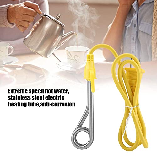 Boiling Water Heating Tube 220V 600W, Coffee Warmer Small Stick Fast Heat Hot Immersion Electric Heater for Heating Tea, Water, Cocoa Camping Out