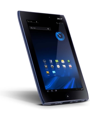 Acer Aspire ICONIA TAB A100 7 inch Tablet (Tegra 250 Dual cortex A9, 1GB RAM, 8GB HDD, Bluetooth, Wireless, Android v3.2 Honeycomb)