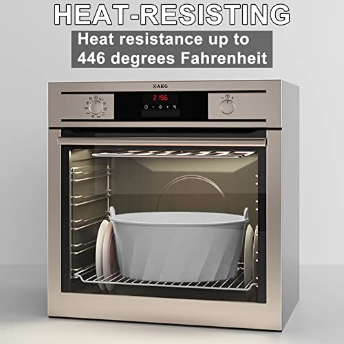 OLIYA Silicone Slow Cooker Liner can be Reused in Slow Cooker 6QT Elliptical Slow Cooker, Which is Leak-Proof and can be Cleaned by Dishwasher. (