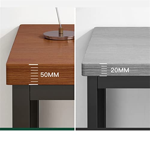 SDFGH Office desk office table home desktop computer desk workbench without chair (Color : D, Size : 140CM)