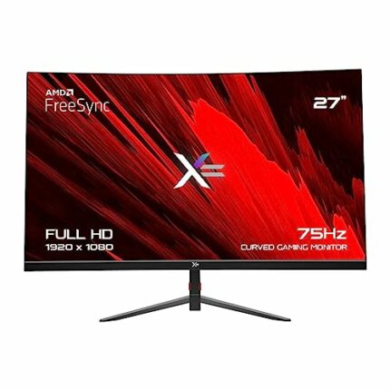 X= XG27CURV 27" Curved Full HD VA 75Hz Adaptive-Sync/FreeSync HDMI Gaming Monitor with Speakers