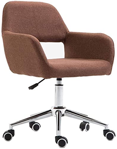 MU Office Chair Computer Chair with Pulley,Adjustable Height,Swiveling Home Office Lounge Chair,Gray
