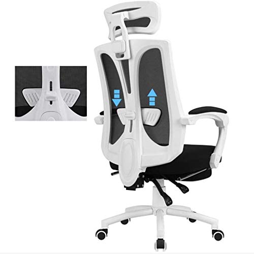 n/a Office Chair Ergonomic High-Back Swivel Mesh Chair Armrest Desk Chair Adjustable Seat Height