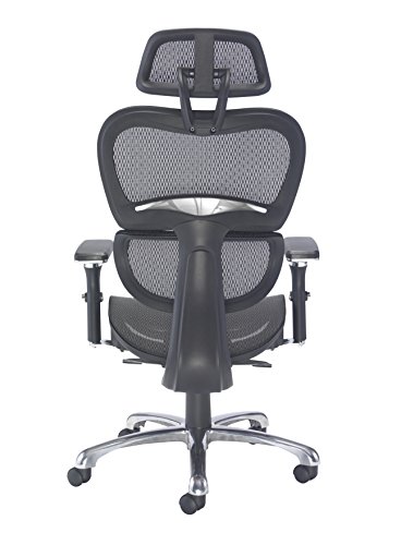 Office Hippo Ergonomic Chair Office, Office Chair with Back Support, Office Chair with Arms, Mesh, Swivel, Black