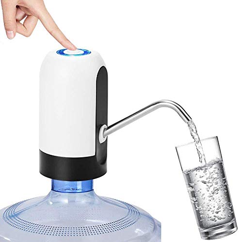 HSIULMY Water Bottle Pump,USB Charging Automatic Drinking Water Pump Portable Electric Water Dispenser Water Bottle Switch for 5 Gallon Water Bot