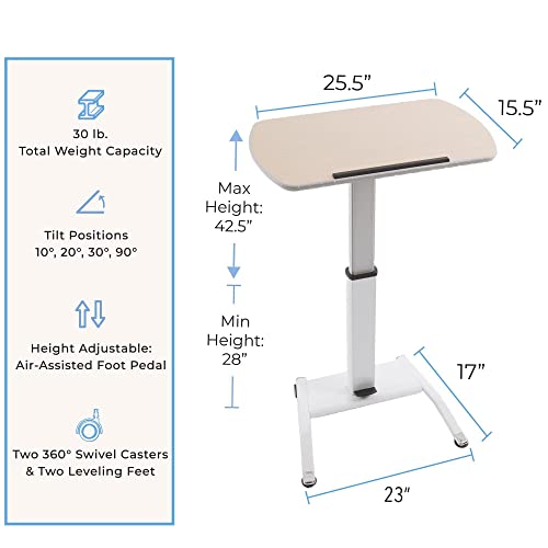 Stand Steady Multifunctional Podium | Lectern | Laptop Stand | Mobile Workstation! Excellent use for classrooms, Offices, and Home!